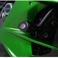 Tampons de protection R&G RACING Aero noir Kawasaki H2 SX