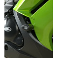 Tampons de protection R&G RACING Aero noir Kawasaki ER6-F