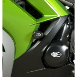 Tampons de protection R&G RACING Aero noir Kawasaki ER6-F