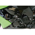 Tampons de protection R&G RACING Aero noir Kawasaki ZX10R