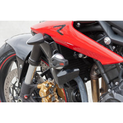 Kit fixation tampon de protection LSL noir Triumph 675 STREET TRIPLE