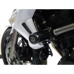 Tampons de protection R&G RACING Aero noir Kawasaki ER-6 N