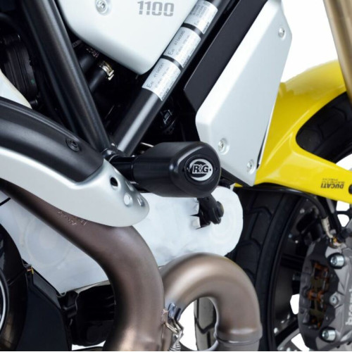 Tampons de protection R&G RACING Aero noir Ducati Scrambler