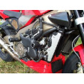 Tampons de protection R&G RACING Aero noir Aprilia Tuono 1000