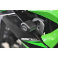 Tampons de protection R&G RACING Aero noir Kawasaki Ninja 250SL