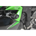 Tampons de protection R&G RACING Aero noir Kawasaki Ninja 250SL