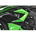 Tampons de protection R&G RACING Aero noir Kawasaki Ninja 250SL