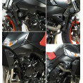 Tampons de protection R&G RACING Aero noir Suzuki GSR600/BMW S1000RR