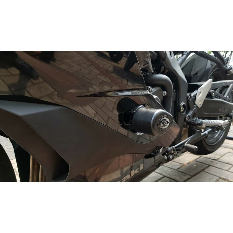 Tampons de protection R&G RACING Aero noir Kawasaki ZX-25R