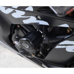 Tampons de protection R&G RACING Aero - blanc Kawasaki ZX10-R/RR