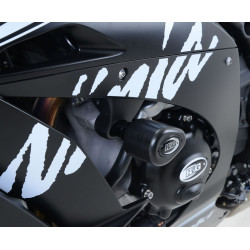 Tampons de protection R&G RACING Aero - blanc Kawasaki ZX10-R/RR