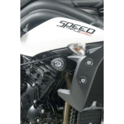 Tampons de protection R&G RACING Aero noir Triumph Speed Triple 1050/R / Speed 94/R