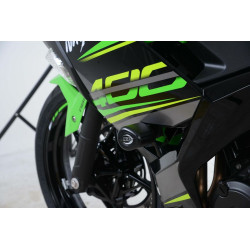 Tampon de protection R&G RACING Aero blanc Kawasaki Ninja 400/Z400