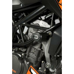 Tampons de protection R&G RACING Aero noir MV Agusta