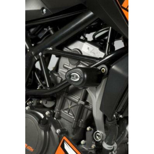 Tampons de protection R&G RACING Aero noir MV Agusta