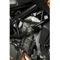 Tampons de protection R&G RACING Aero noir MV Agusta