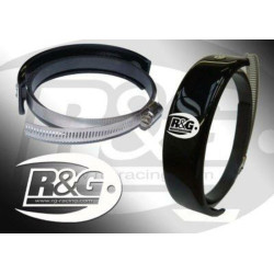 Protection de silencieux rond R&G RACING noir Ø140-165mm