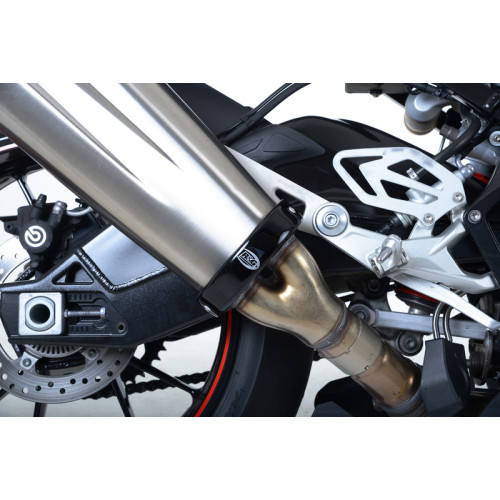 Protection de manchon de silencieux R&G RACING noir BMW S1000RR