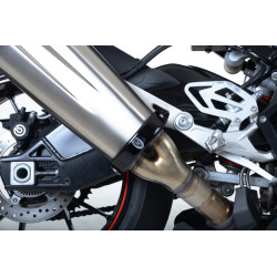 Protection de manchon de silencieux R&G RACING noir BMW S1000RR