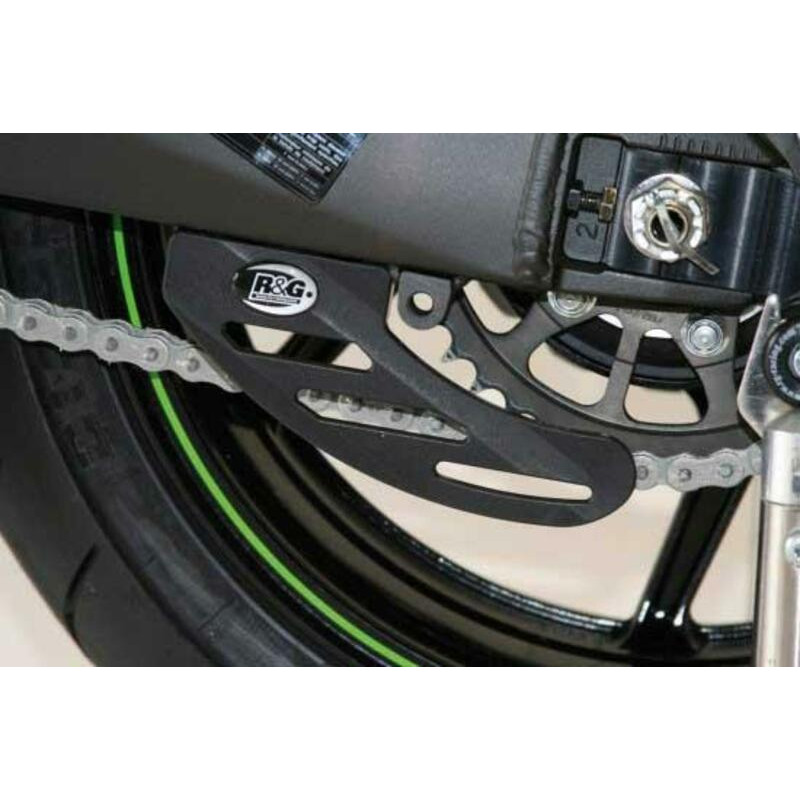 Protège couronne R&G RACING type dent de requin ABS noir