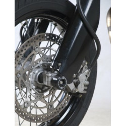 Protection de fourche R&G RACING noir Suzuki DR-Z400SM