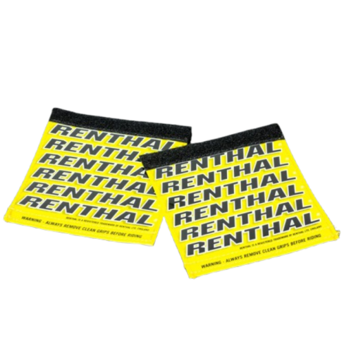 Protège-poignées RENTHAL Clean Grips - jaune/noir