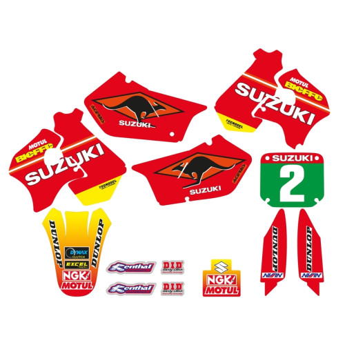 Kit déco complet TECNOSEL Team Suzuki 1998