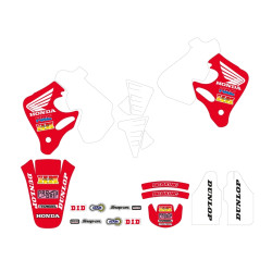 Kit déco complet TECNOSEL Team Honda 1992