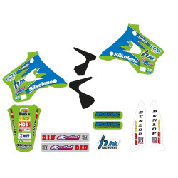 Kit déco complet TECNOSEL Team Kawasaki 1996