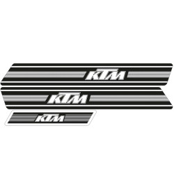 Kit déco TECNOSEL Replica OEM KTM GS 74-76 fond noir