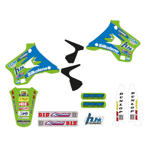 Kit déco TECNOSEL Team Kawasaki 1996