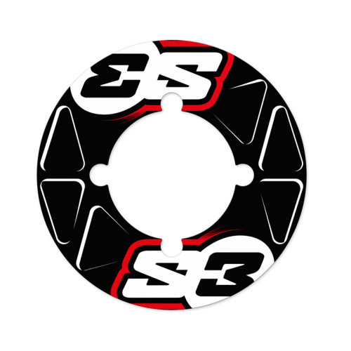 Stickers de couronne S3 46/48 dents rouge