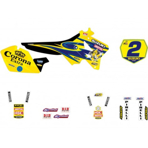 Kit déco TECNOSEL Replica Team Suzuki 2001