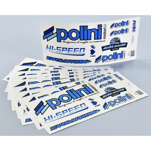 Autocollants POLINI Blue Line