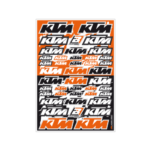 Planche de stickers BLACKBIRD PVC - KTM