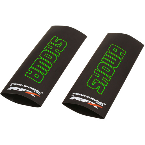 Protection de fourche supérieure RFX Race Series Forkshrink logo Showa - vert