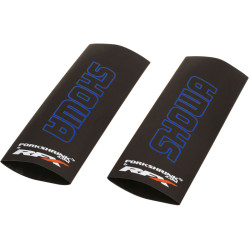 Protection de fourche supérieure RFX Race Series Forkshrink logo Showa - bleu