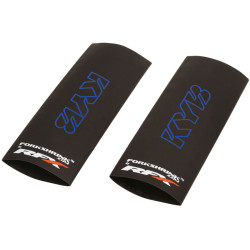 Protection de fourche supérieure RFX Race Series Forkshrink logo KYB - bleu