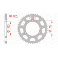 Kit chaîne AFAM A420M 11/58 - Couronne arrière standard Type 92115