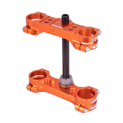 Té de fourche XTRIG ROCS Tech Offset 22 mm - orange KTM SX65