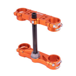 Té de fourche XTRIG ROCS Tech Offset 22 mm - orange KTM SX65