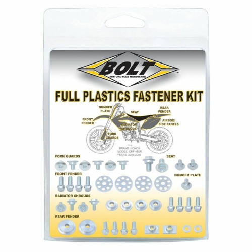 Kit vis plastiques BOLT inox Yamaha YZ/WR