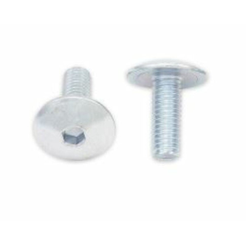 Vis tête bombée plate BOLT M6x1x16mm 10 pièces