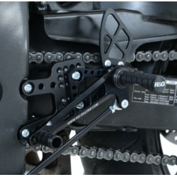 Commandes reculées multipositions R&G RACING noir Honda CBR600RR