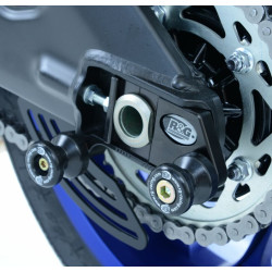 Pions de bras oscillant R&G RACING avec platine noir Yamaha YZF-R1