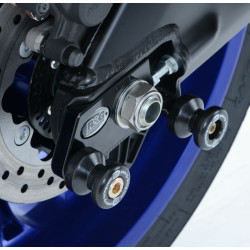 Pions de bras oscillant R&G RACING avec platine noir Yamaha YZF-R1