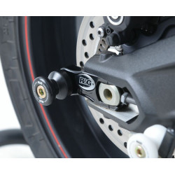 Pions de bras oscillant avec platine R&G RACING noir Triumph