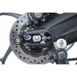 Pions de bras oscillant avec platine R&G RACING noir Triumph