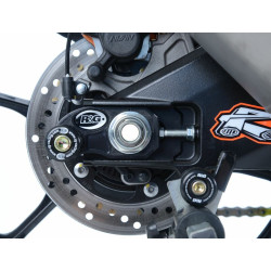 Pions de bras oscillant avec platine R&G RACING noir Suzuki GSX-R1000