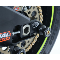 Pions de bras oscillant avec platine R&G RACING noir Suzuki GSX-R1000